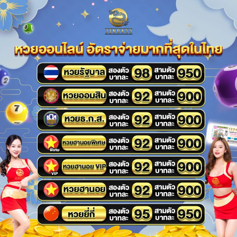 อัตราการจ่ายหวย