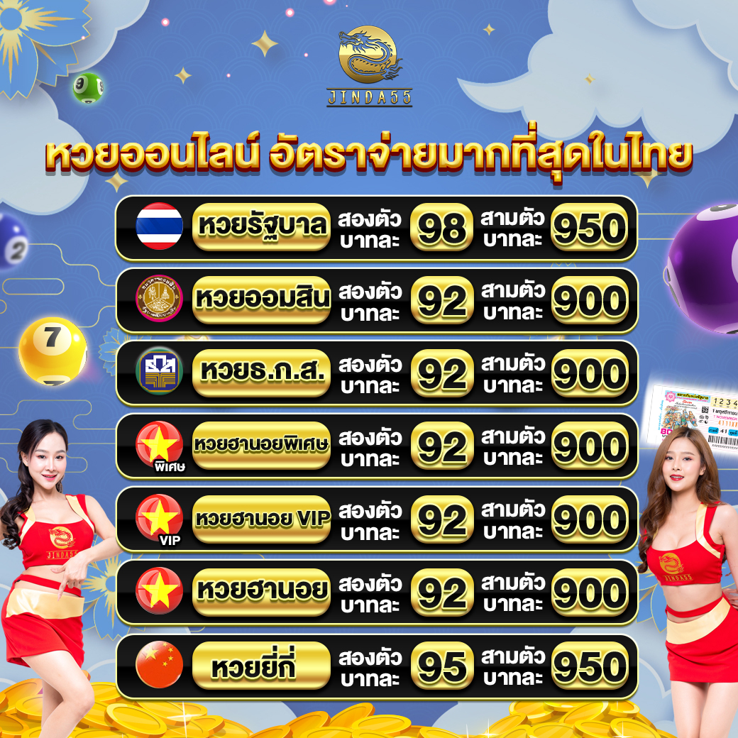 อัตราการจ่ายหวย
